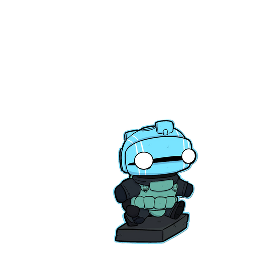 Wonders Chibi Statue Sticker – (3inch)